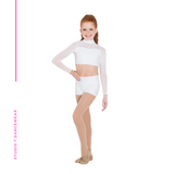 Down Town Sequin Mesh Long Sleeve Crop Top CHCT10-ADCT10