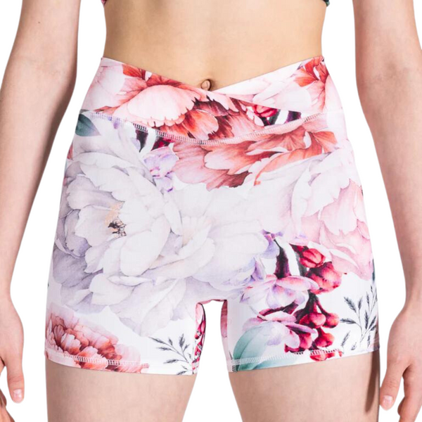 Claudia Dean Spring Collection - Floral V Bike Shorts