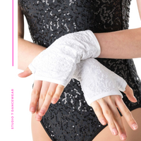 Sequin Fingerless Gloves 2 Sizes ACC05