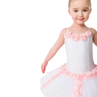 Pretty Petals Tutu 4 Layers Tulle with Hair Comb CHTU10 CHILD