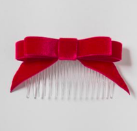 Velvet Angled Tails with Comb H014