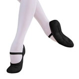 Ballet Shoe - BLACK Full Sole Leather BSC01 CHILD