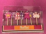 Ballet Dancer Candles - 8 Pack