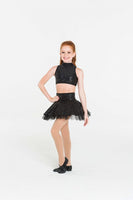 Skater Sequin Two Layer Tulle Skirt CHSK10 CHILD (Discontinued Item)