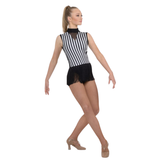 Melody Striped Leotard with Tassel Fringed Skirt CHL18- ADL18
